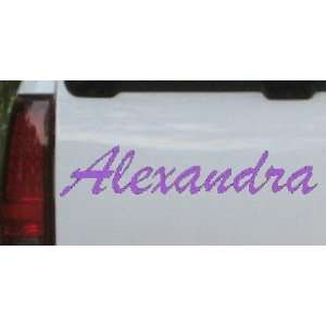  Alexandra Car Window Wall Laptop Decal Sticker    Purple 