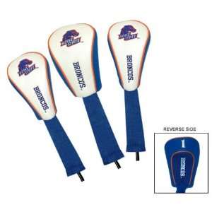  Boise State Broncos 3 Pack Sock Golf Club Headcovers 