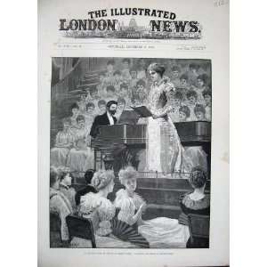  1892 St Andrews Day Royal Albert Hall Woman Music Art 
