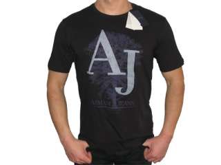 100% Authentic NEW Armani Jeans Black T Shirt S M L  