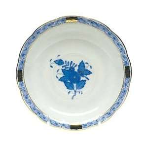  Herend Chinese Bouquet Blue Cream Soup Saucer Kitchen 