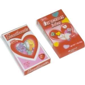 Necco Sweethearts Heart Candy 2 boxes Grocery & Gourmet Food