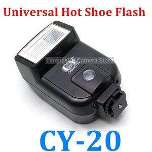 YINYAN CY 20 Small mini Hot Shoe Flash w/ PC Sync Port for canon NIKON 