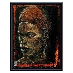     Regard Ethiopien   Artist Fabienne Arietti  Poster Size 15 X 11