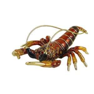  Lobster Trinket Box Bejeweled