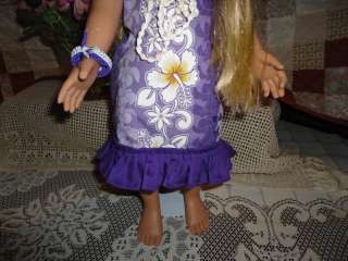 FCM 1996 Hawaiian Doll 17 in. Original Outfit Very Rare  