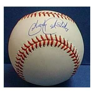 Andy Ashby Autographed Baseball 