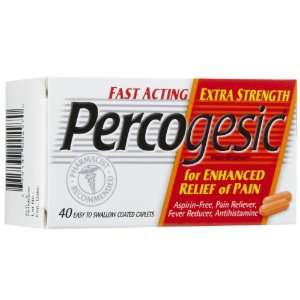  Percogesic Extra Strength, Aspirin Free Pain Reliever 