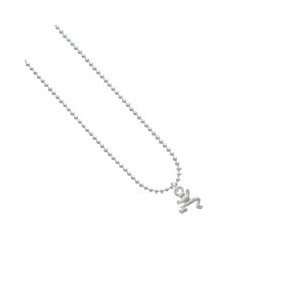  Mini Matte Silver Tree Frog Silver Plated Ball Chain Charm 