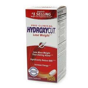 Hydroxycut Pro Clinical, Rapid Release Caplets 72 ct (Quantity of 2)
