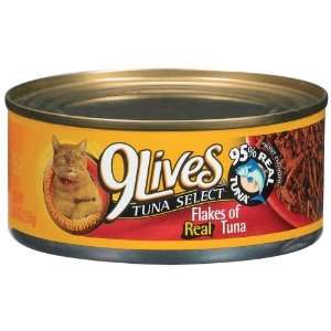   Tuna In Sauce 9Lives Canned Cat Food Sold in packs of 24