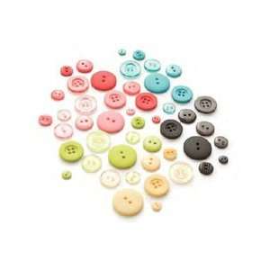  Urban Prairie Buttons 6 Colors/Pkg Quarter Cup Arts 