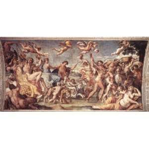 Acrylic Fridge Magnet Carracci Annibale Triumph of Bacchus and Ariadne