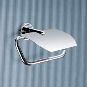  Gedy Demetra Modern Chrome Toilet Paper Holder With Cover 