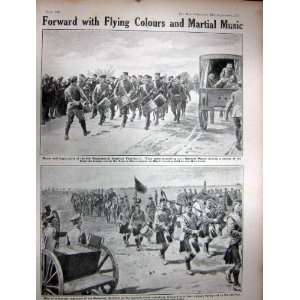   1917 WW1 British Soldiers Maxse Gouraud Pipers Music