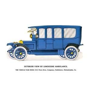  Exterior View of Limousine Ambulance 20x30 Poster Paper 