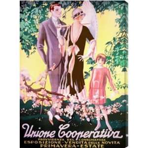  Italian Poster RARE Union Cooperative AZV01016 acrylic 