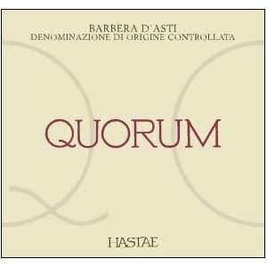  2003 Quorum Barbera dAsti DOC 750ml Grocery & Gourmet 
