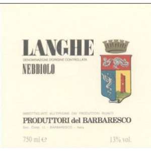  2010 Produttori Del Barbaresco Lange Nebbiolo 750ml 