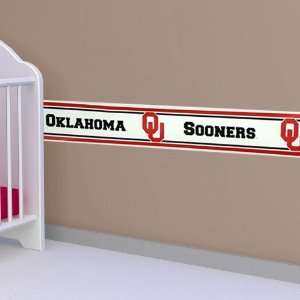  Oklahoma Sooners Team Wall Border