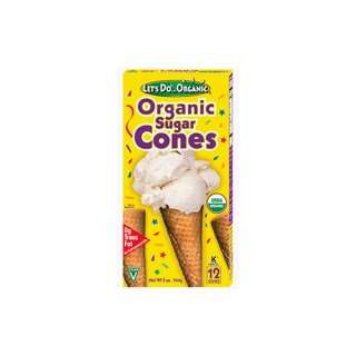Lets DoOrganic Sugar Cones 5 oz. (Pack of 24)  Grocery 