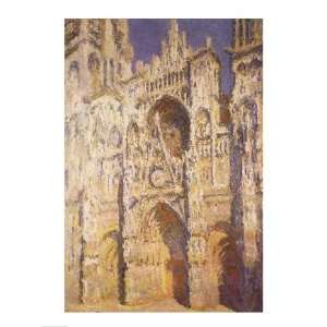 Rouen Cathedral in Full Sunlight Harmony in Blue and Gold, 1894 