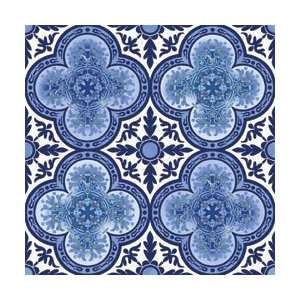  In Begin Avalon Dogwood Bloom Inset Tiles Blue by the Half 