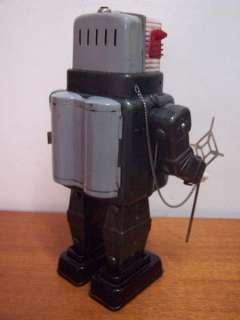   First Version) ALPS Television Spaceman Tin Robot with Original Box