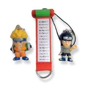  Naruto Cell Phone Strap with 2 Figures Naruto and Neiji 