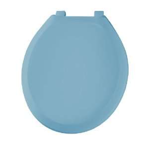  Bemis 200TC064 Plastic Round Toilet Seat, Regency Blue 