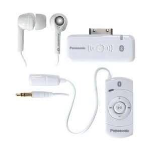  White Bluetooth® iPod® Earbuds With Remote Control 