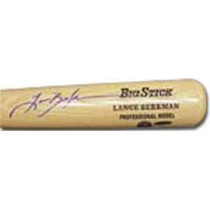  Lance Berkman Autographed Bat