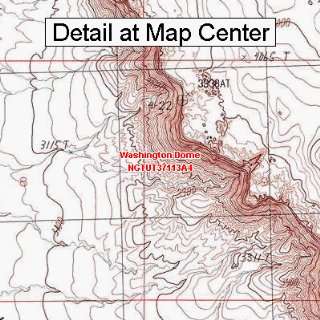   Map   Washington Dome, Utah (Folded/Waterproof)