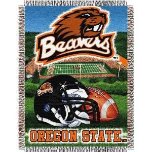  Oregon State Beavers NCAA Woven Tapestry Throw (Home Field 