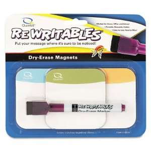  QRT12707292   ReWritables Dry Erase Standard Magnets Three 