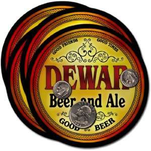  Dewar, OK Beer & Ale Coasters   4pk 