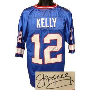 Jim Kelly signed Buffalo Bills Blue Prostyle Throwback Jersey  JSA 