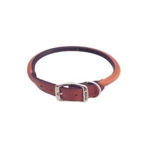  Circle T Rolled Leather Collar in Chestnut Kitchen 