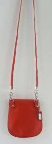 Red Leather Fleur de Lis Cocktail Rhinestone Shoulder Handbag Bag 