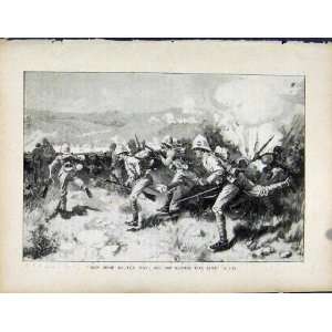  Boer War By Richard Danes Men Dropping Rushes The Line 