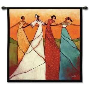  Bonds of Women 53 Square Wall Tapestry