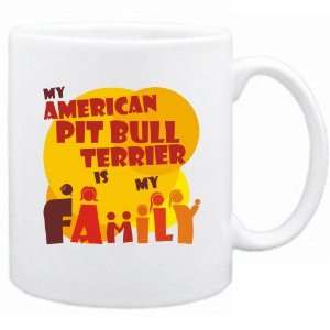   My American Pit Bull Terrier Is My Family  Mug Dog