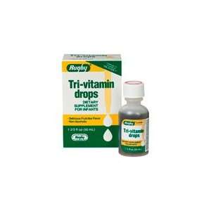  Tri vitamins Drops, Dietary Supplement for Infants, 50 ml 