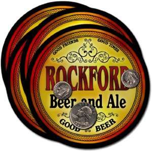  Rockford, IA Beer & Ale Coasters   4pk 