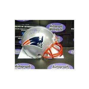  Tom Brady autographed New England Patriots Mini Helmet 