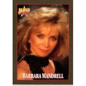  1992 Branson On Stage Trading Card # 60 Barbara Mandrell 