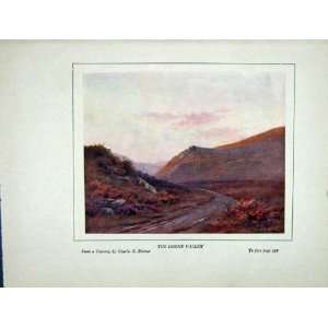  1930 Lorna Doone Valley Mountains Charles Brittan