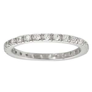    Tressa Sterling Silver Cubic Zirconia Eternity Ring Jewelry