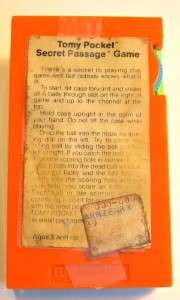 SECRET PASSAGE Rare Tomy Vintage PACMAN Pocket Handheld Hand Held Game 