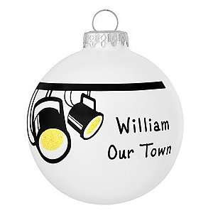  Personalized Stage Lights Glass Ornament